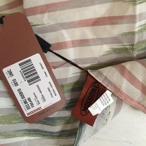 Missoni square handkerchief scarf zig zag pattern